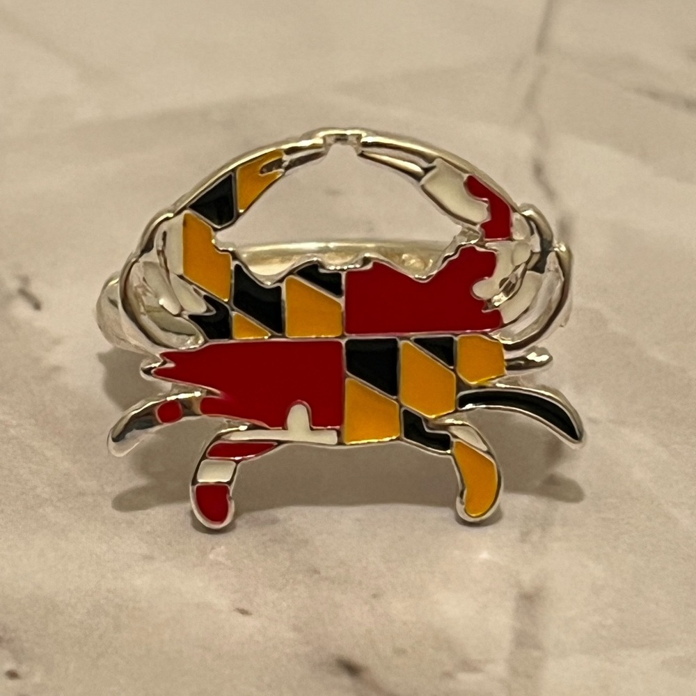 Maryland Flag Crab Ring